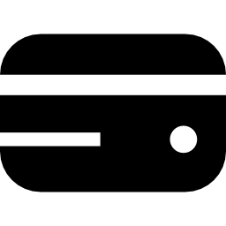 角の丸いクレジットカード icon