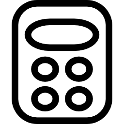 kleine rekenmachine icoon