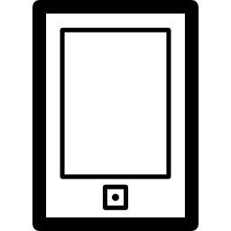 dispositivo tablet tattile icona