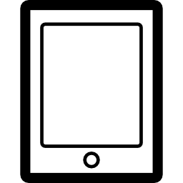 Modern tablet device icon