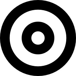bullseye circular Ícone
