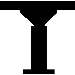 mesa de soporte pequeña icono