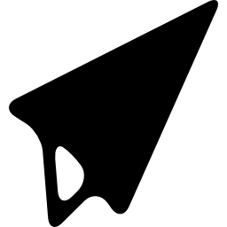 origami fliegendes flugzeug icon