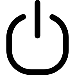 Power sign icon