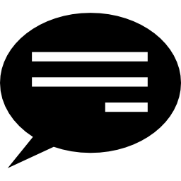 chat-blase-zeichen icon