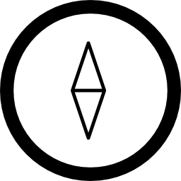kompass nach norden icon