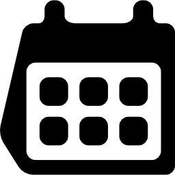 calendrier de table Icône