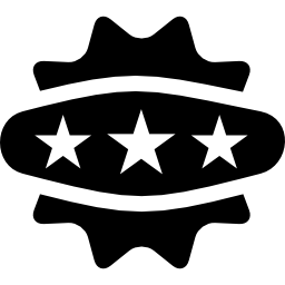 emblema de estrelas Ícone