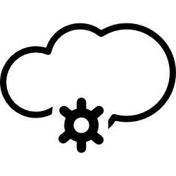 cloud with Snowflake icon