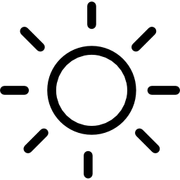 Солнце яркое иконка