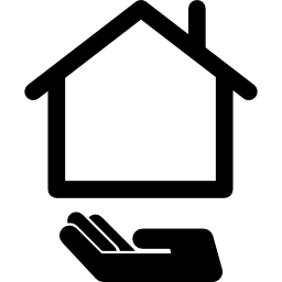Buying a house property icon