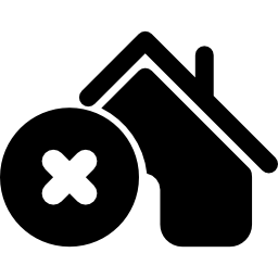 Отменить дом иконка