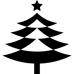 weihnachtsbaum mit stern icon