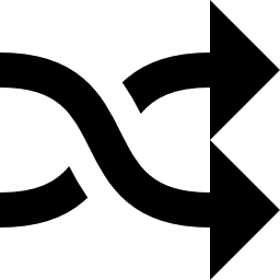 Arrows crossed couple icon