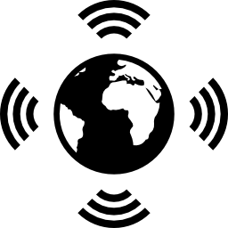 世界中への送信 icon