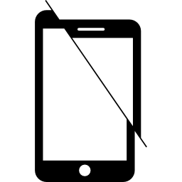 Сломанный мобильный телефон иконка