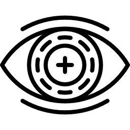 lente de contacto biónica icono