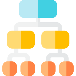 Estructura jerárquica icono