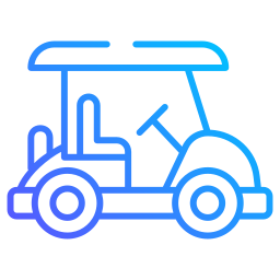 Golf cart icon