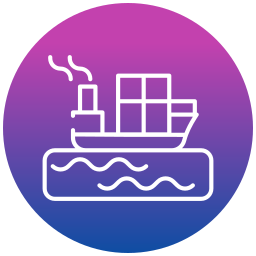 Freight shipping icon