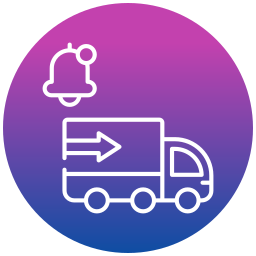 Delivery notification icon