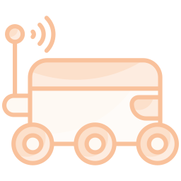 Delivery robot icon