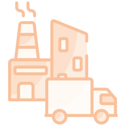 Supply chain icon