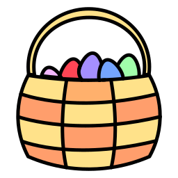 cesta de ovos Ícone