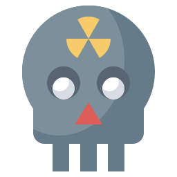 nucleair gevaar icoon