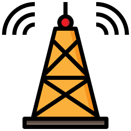 Torre de la señal icono