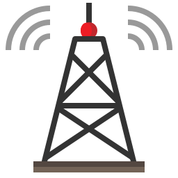 Torre de la señal icono