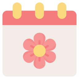 Spring calendar icon