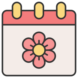 春のカレンダー icon