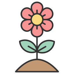 flor de primavera icono