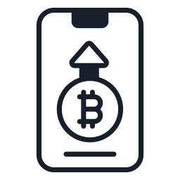 Bitcoin sending icon