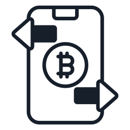 transakcja bitcoina ikona