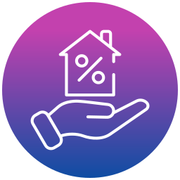 Mortgage house icon