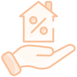 Mortgage house icon