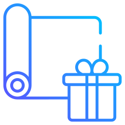 Gift wrapping icon