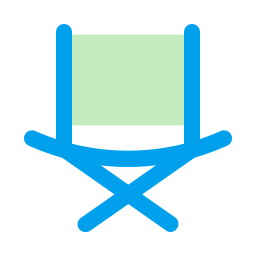 Складной стул иконка