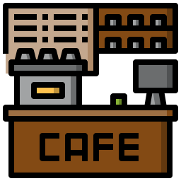 Кофейный магазин иконка