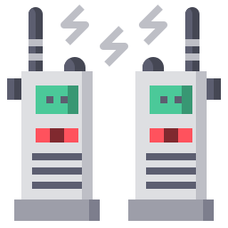 Walkie talkie icono