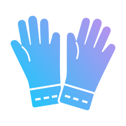 Garden gloves icon