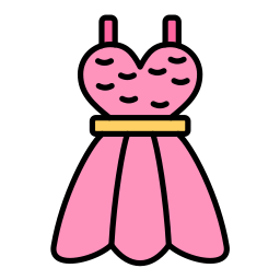 Party dress icon