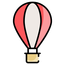 Hot air ballon icon