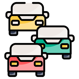 Traffic jam icon
