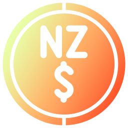 New zealand dollar icon