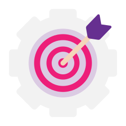 flecha objetivo icono