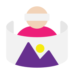 Virtual reality icon