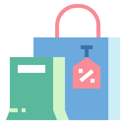 Shopping bag icon